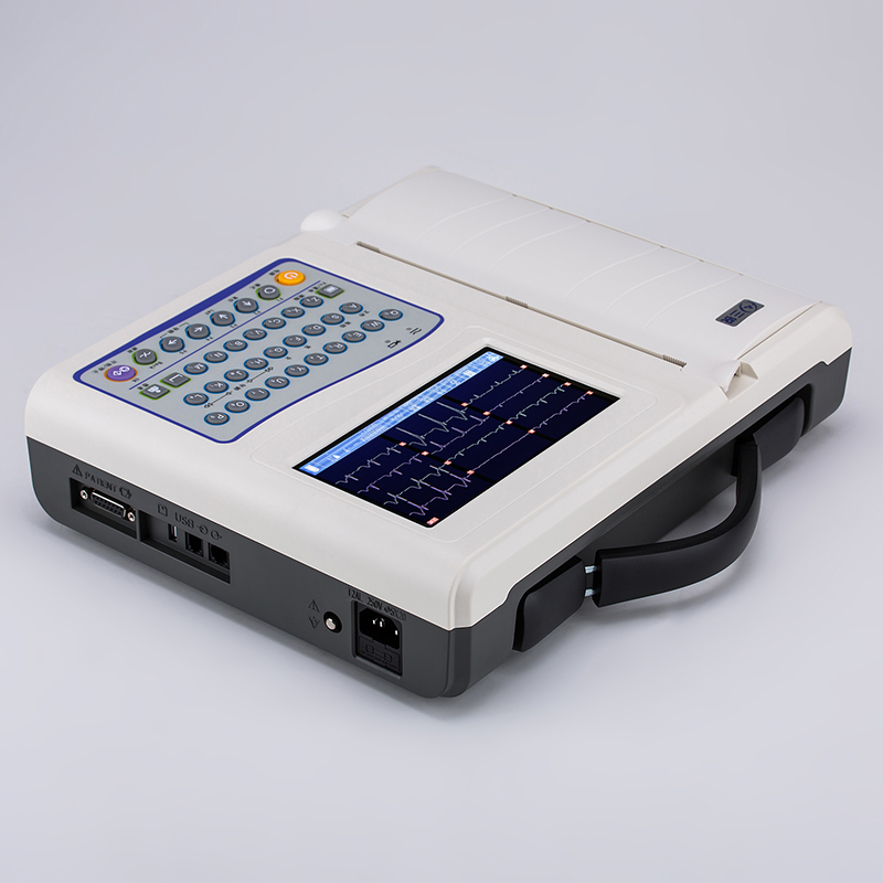 医用心电图机ECG-3312十二道12导联三锐自动分析诊断家用便携式